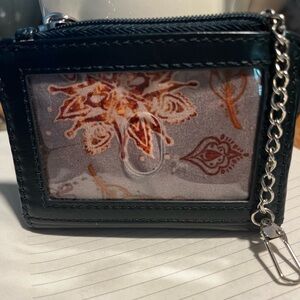 HOBO Ray leather bifold wallet, dark green